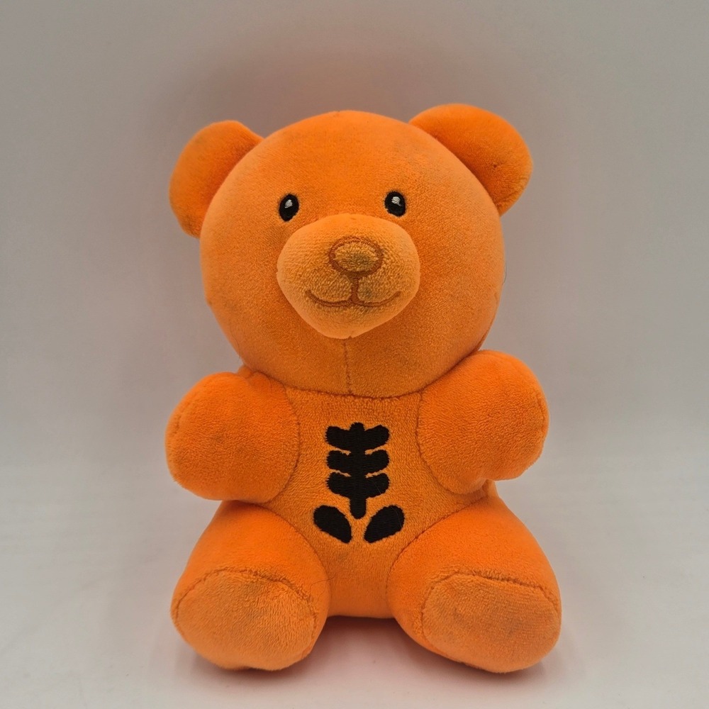Small‎ one. Walmart Orange Halloween Gummy Bear Plush Stuffed Animal